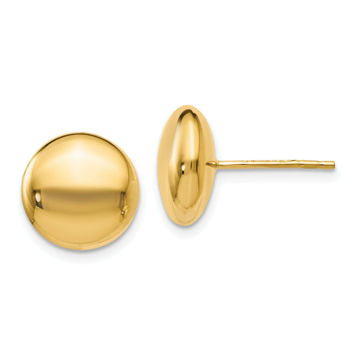 Lovely Rita's Earrings 14k Yellow Gold Polished Button Post Earrings