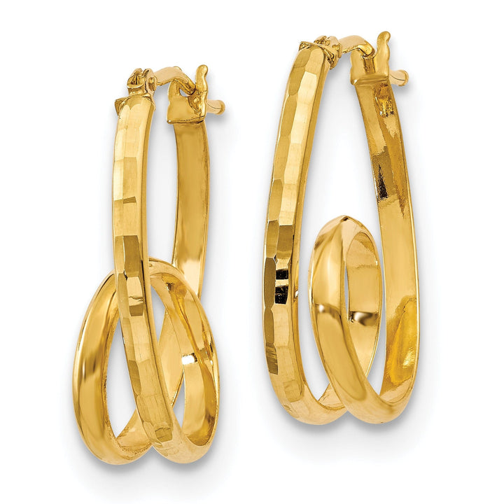 Lovely Rita's Earrings 14k Yellow Gold Polished Fancy Earrings