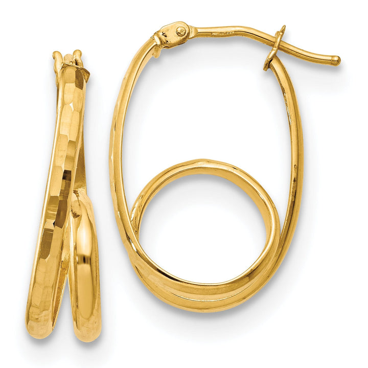 Lovely Rita's Earrings 14k Yellow Gold Polished Fancy Earrings