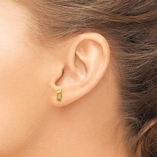 Lovely Rita's Earrings 14k Yellow Gold Polished Fancy Post Earrings