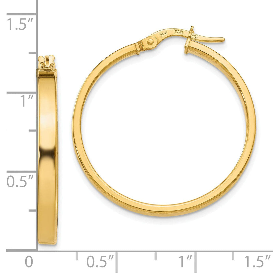 Lovely Rita's Earrings 14k Yellow Gold Polished Finish Earrings