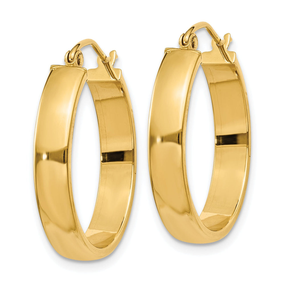 Lovely Rita's Earrings 14k Yellow Gold Polished Hoop Earring