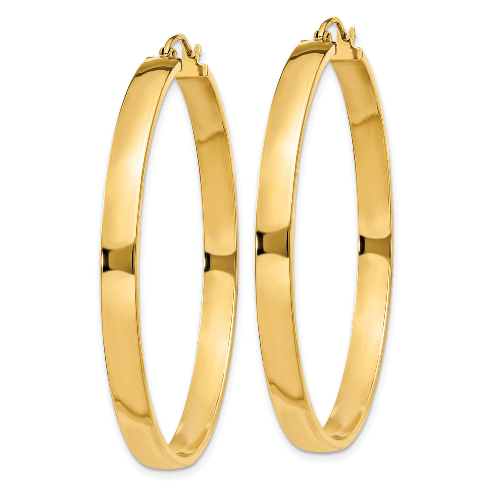 Lovely Rita's Earrings 14k Yellow Gold Polished Hoop Earring
