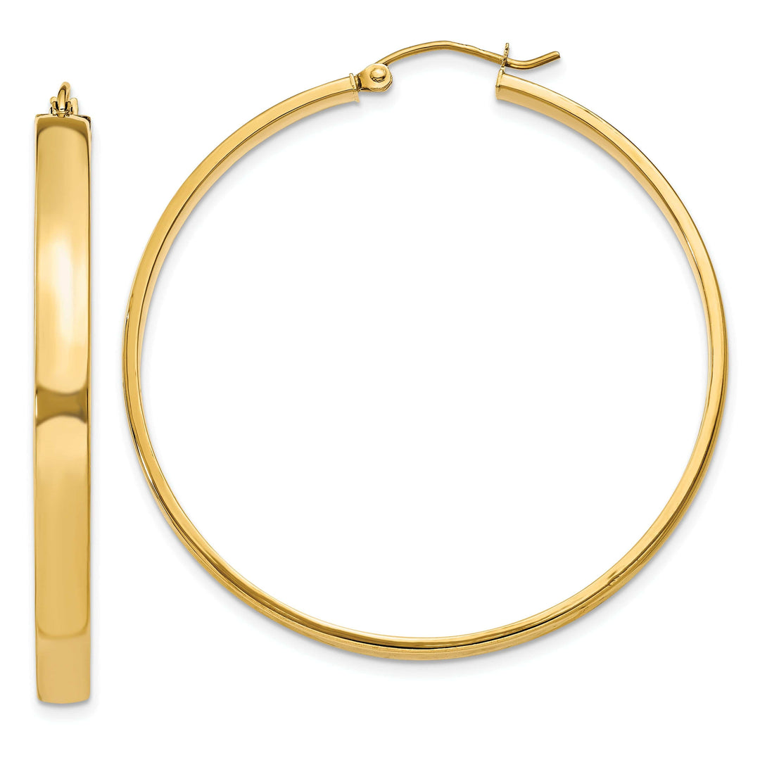 Lovely Rita's Earrings 14k Yellow Gold Polished Hoop Earring