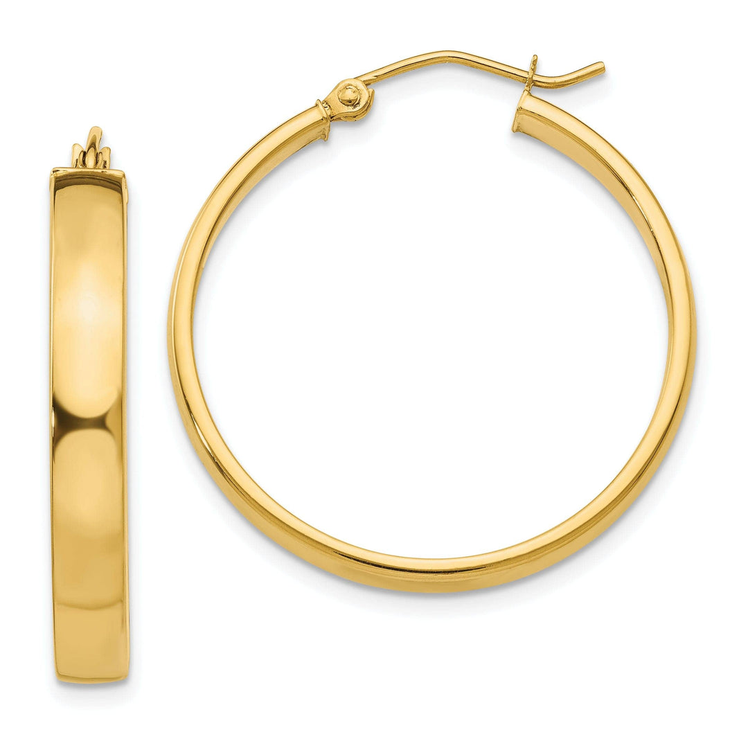 Lovely Rita's Earrings 14k Yellow Gold Polished Hoop Earring