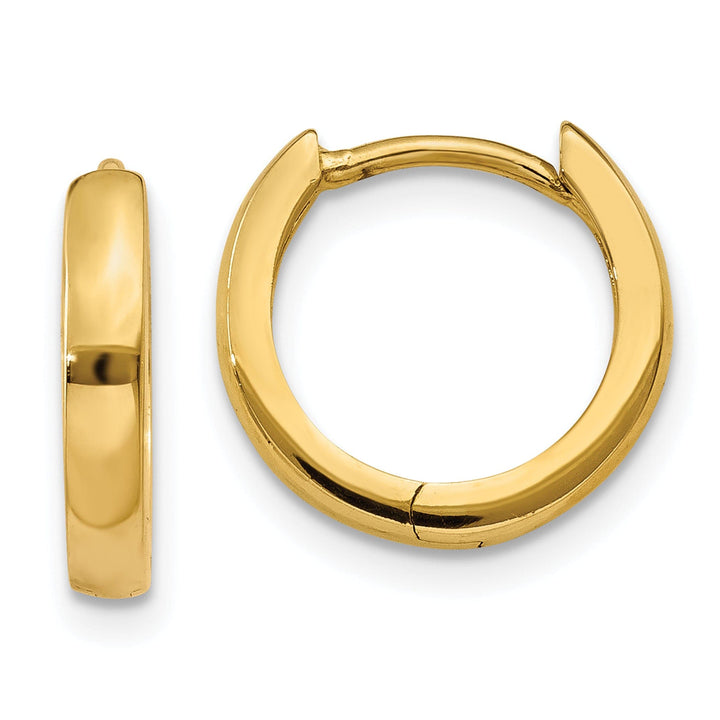 Lovely Rita's Earrings 14k Yellow Gold Polished Hoop Earrings