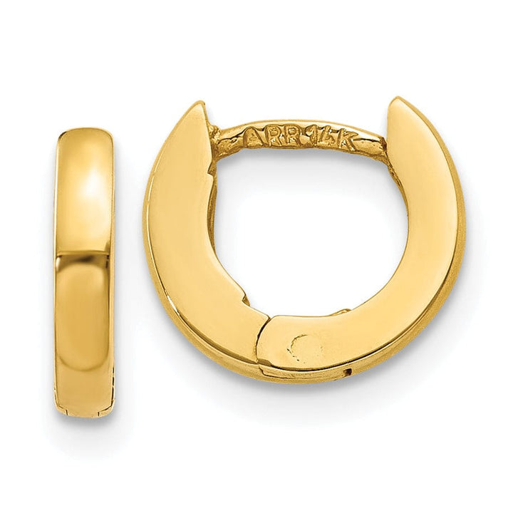 Lovely Rita's Earrings 14k Yellow Gold Polished Hoop Earrings