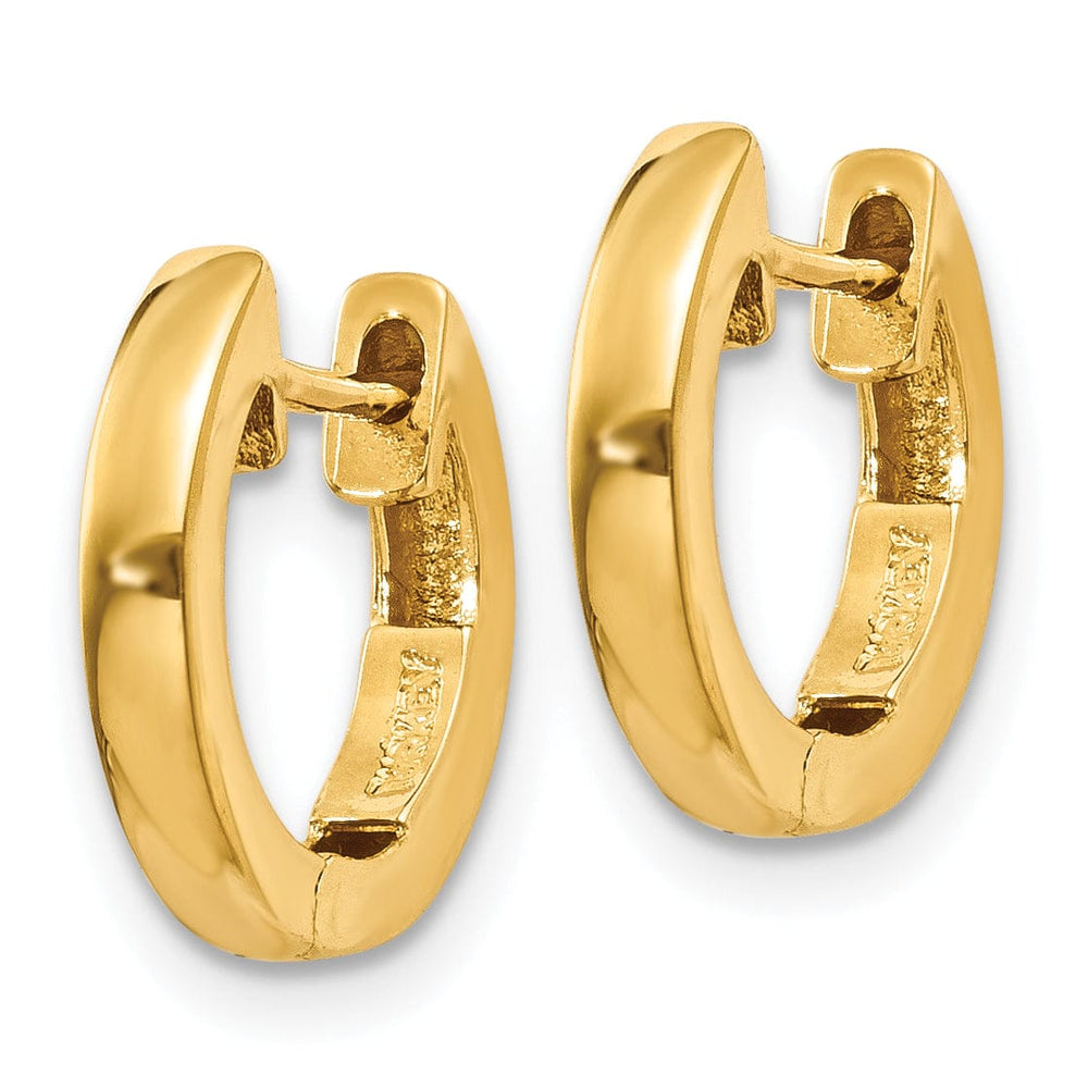 Lovely Rita's Earrings 14k Yellow Gold Polished Hoop Earrings