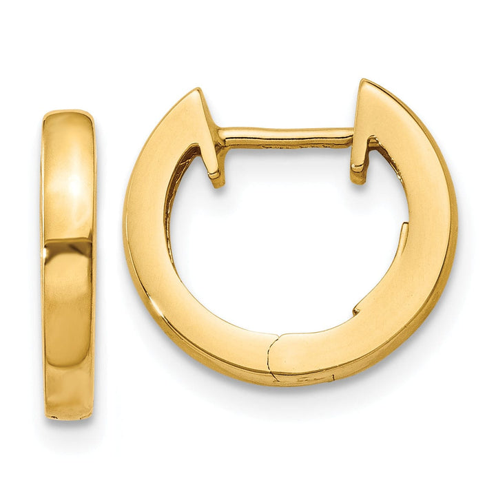 Lovely Rita's Earrings 14k Yellow Gold Polished Hoop Earrings
