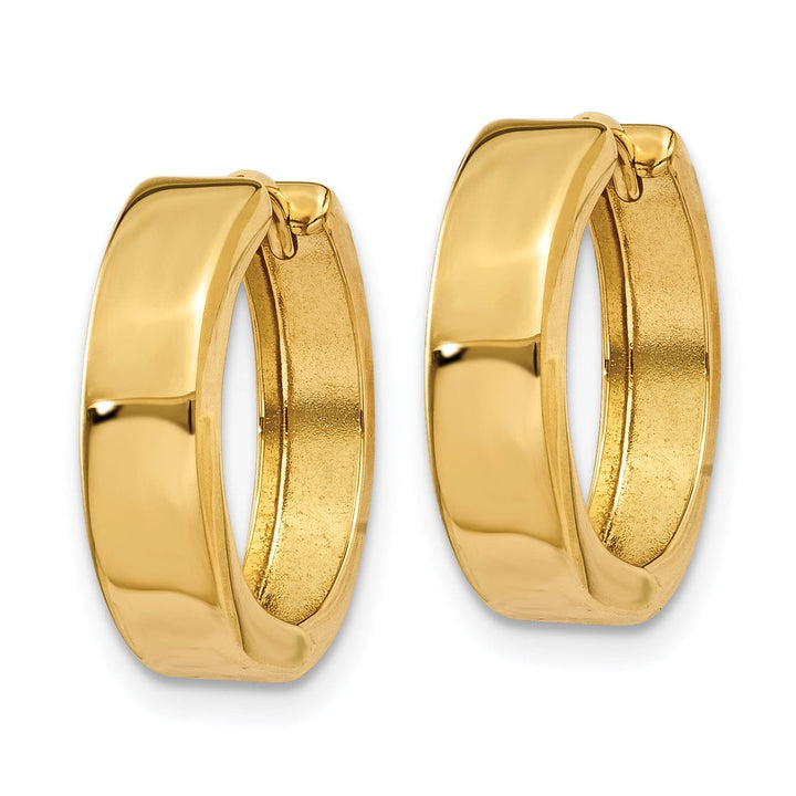 Lovely Rita's Earrings 14k Yellow Gold Polished Hoop Earrings