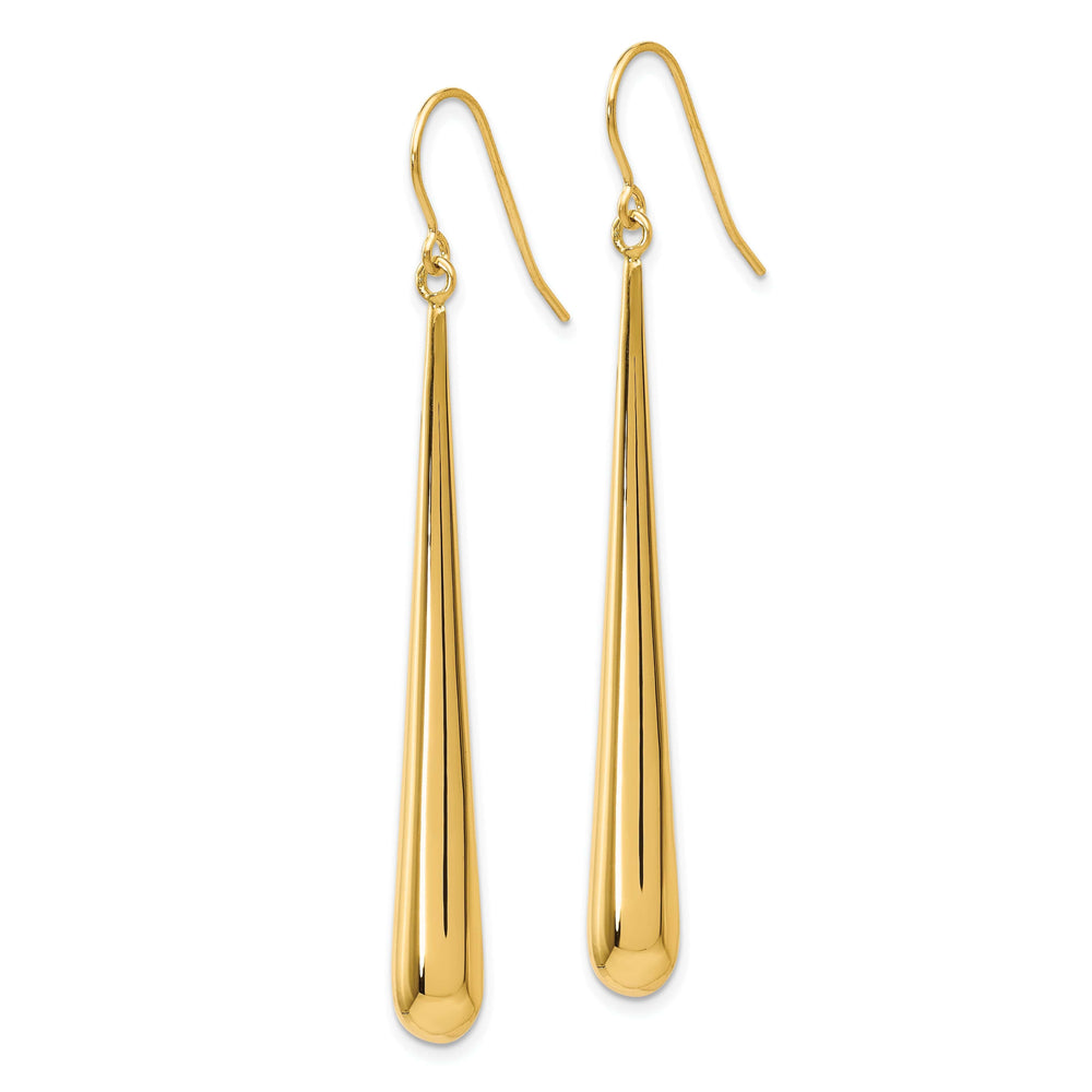 Lovely Rita's Earrings 14k Yellow Gold Shepherd Hook Earrings