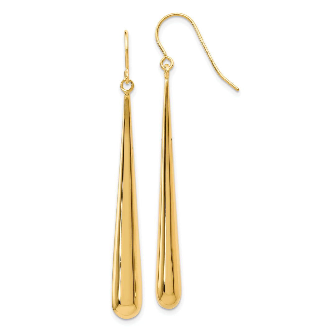 Lovely Rita's Earrings 14k Yellow Gold Shepherd Hook Earrings