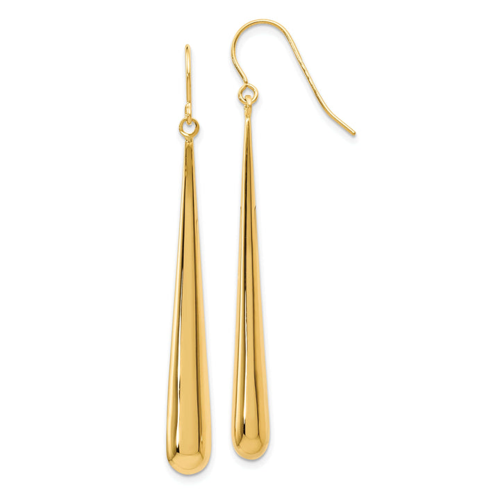 Lovely Rita's Earrings 14k Yellow Gold Shepherd Hook Earrings