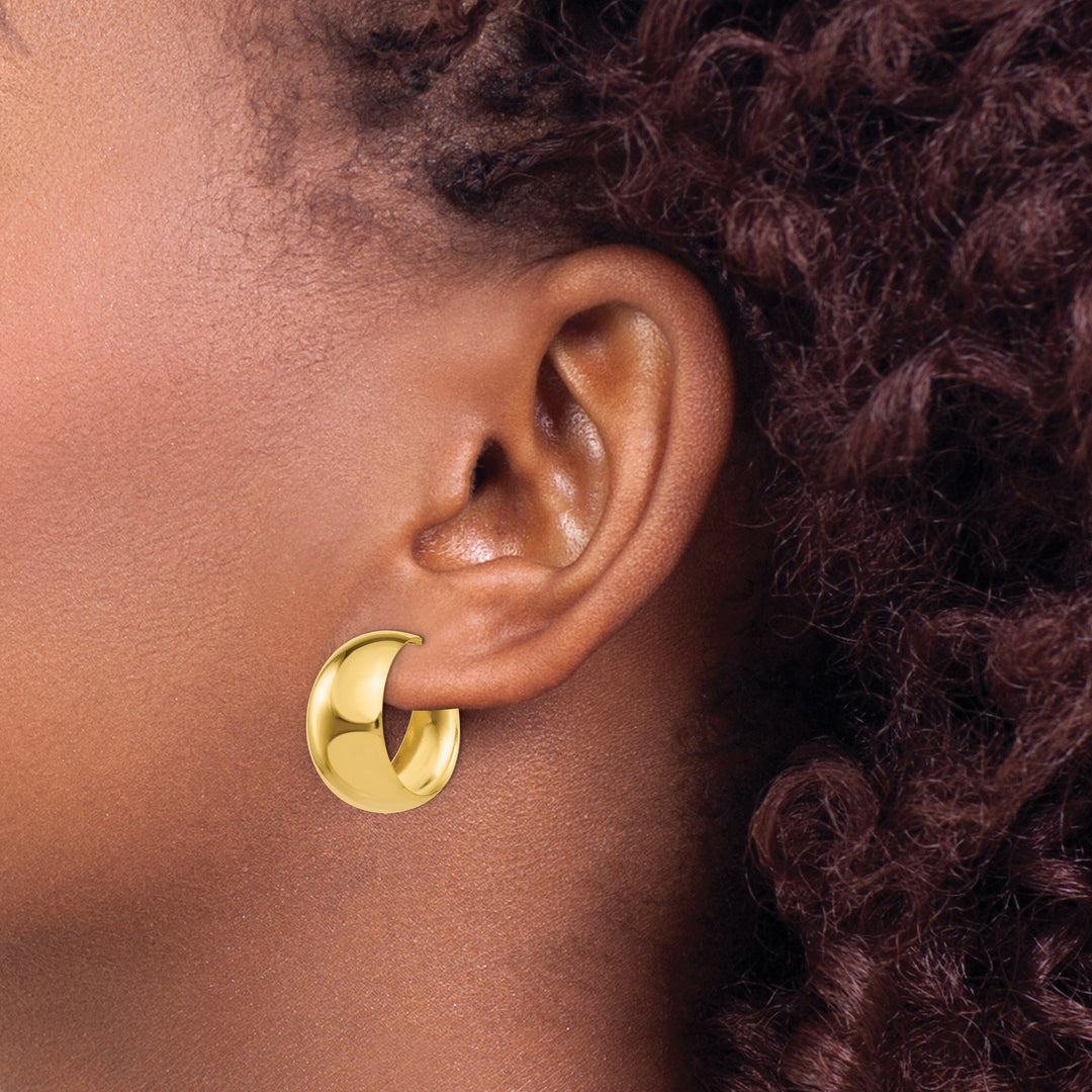 Lovely Rita's Earrings 14k Yellow Gold Small Hoop Earrings