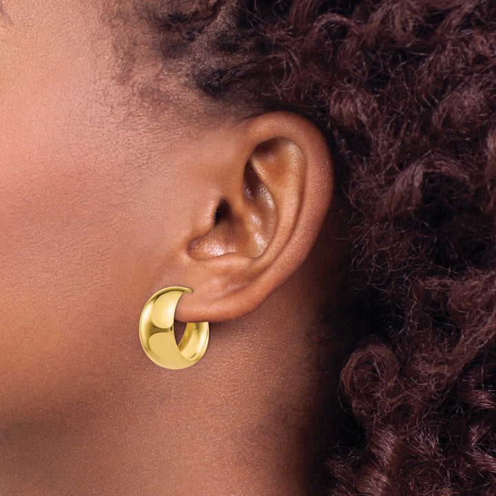 Lovely Rita's Earrings 14k Yellow Gold Small Hoop Earrings