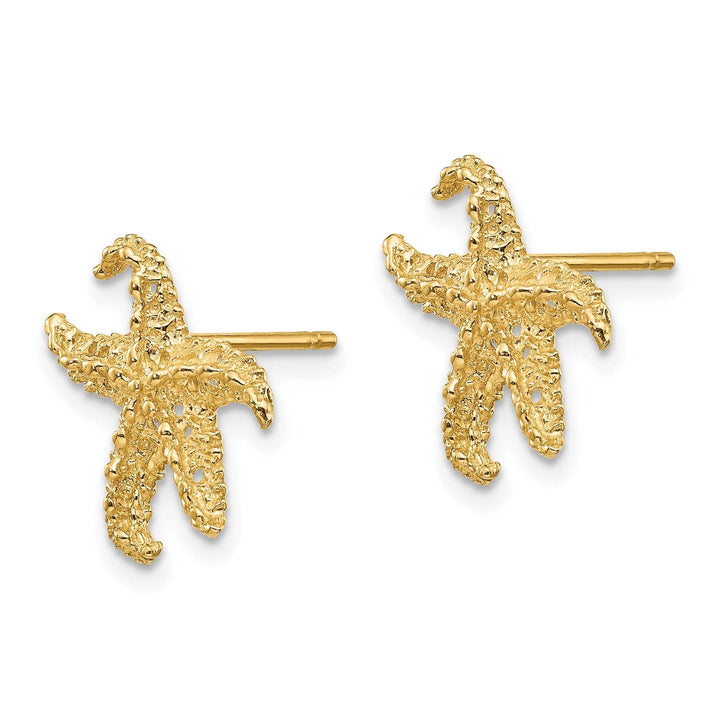 Lovely Rita's Earrings 14k Yellow Gold Starfish Earrings