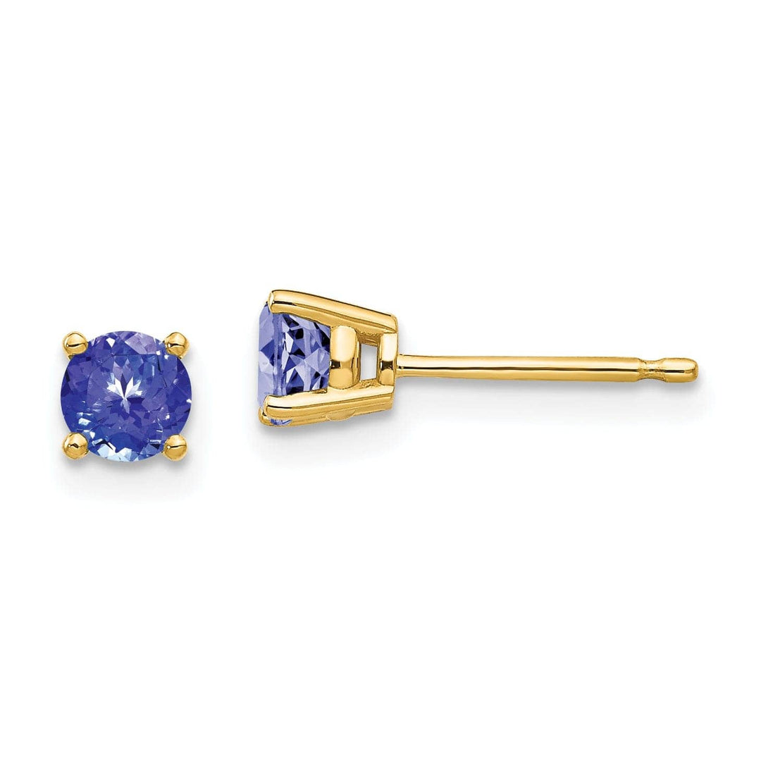 Lovely Rita's Earrings 14k Yellow Gold Tanzanite Earring