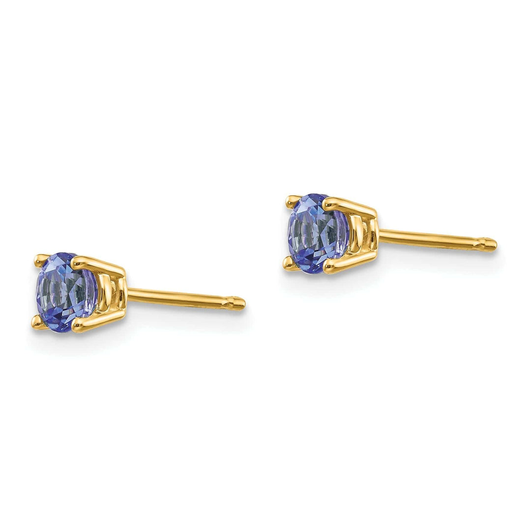 Lovely Rita's Earrings 14k Yellow Gold Tanzanite Earrings