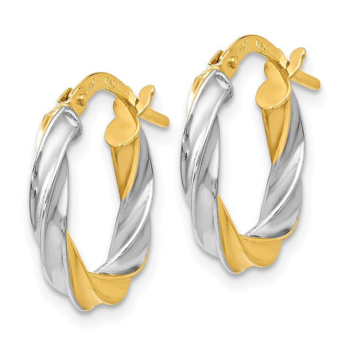 Lovely Rita's Earrings 14k Yellow Rhodium Plating Hoop Earrings