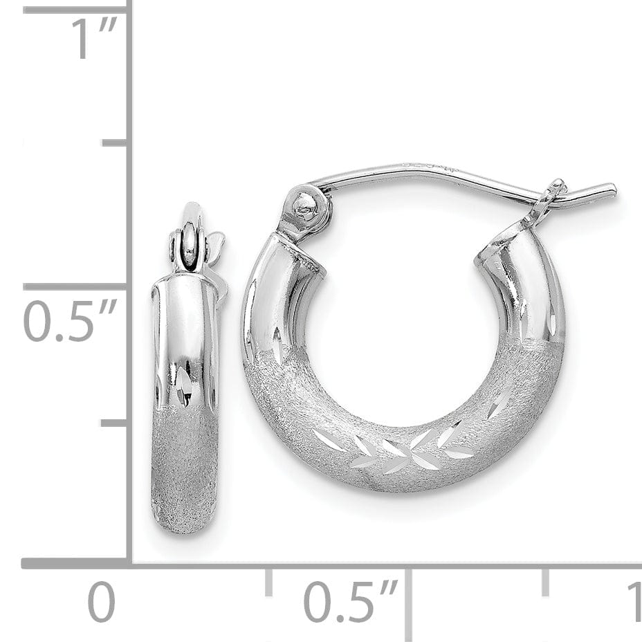 Lovely Rita's Earrings Silver D.C Round Hoop Hinged Earrings