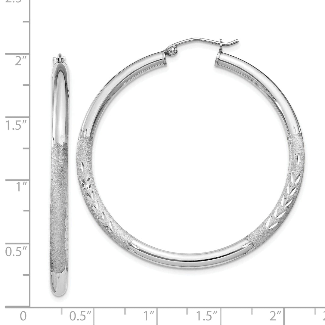 Lovely Rita's Earrings Silver D.C Round Hoop Hinged Earrings