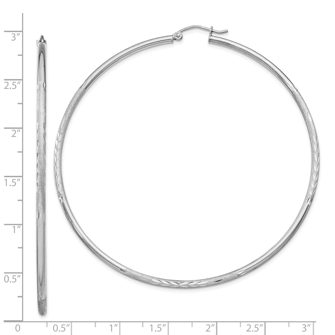 Lovely Rita's Earrings Silver D.C Round Hoop Hinged Earrings