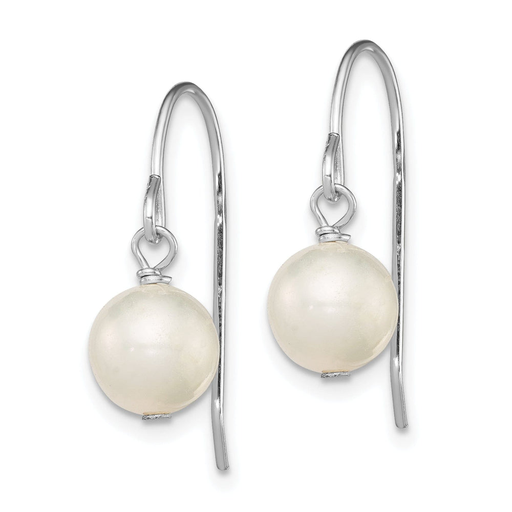 Lovely Rita's Earrings Silver Fresh Water Pearl Dangle Hook Earrings