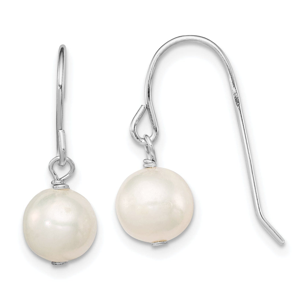 Lovely Rita's Earrings Silver Fresh Water Pearl Dangle Hook Earrings
