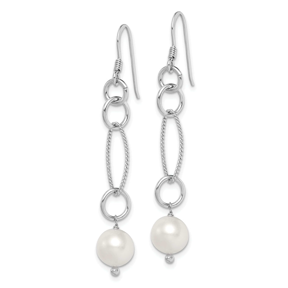 Lovely Rita's Earrings Silver Fresh Water Sheperds Hook Pearl Earrings
