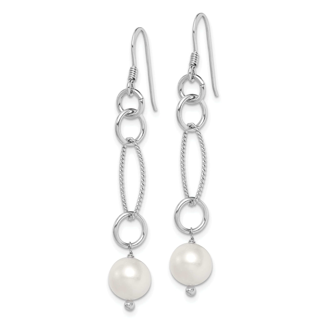 Lovely Rita's Earrings Silver Fresh Water Sheperds Hook Pearl Earrings