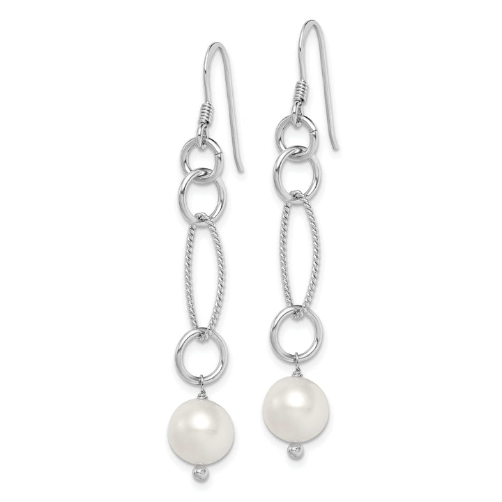 Lovely Rita's Earrings Silver Fresh Water Sheperds Hook Pearl Earrings