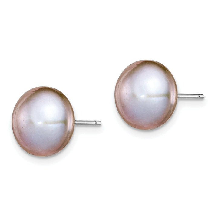 Lovely Rita's Earrings Silver Grey Fresh Water Cultured Pearl Earrings