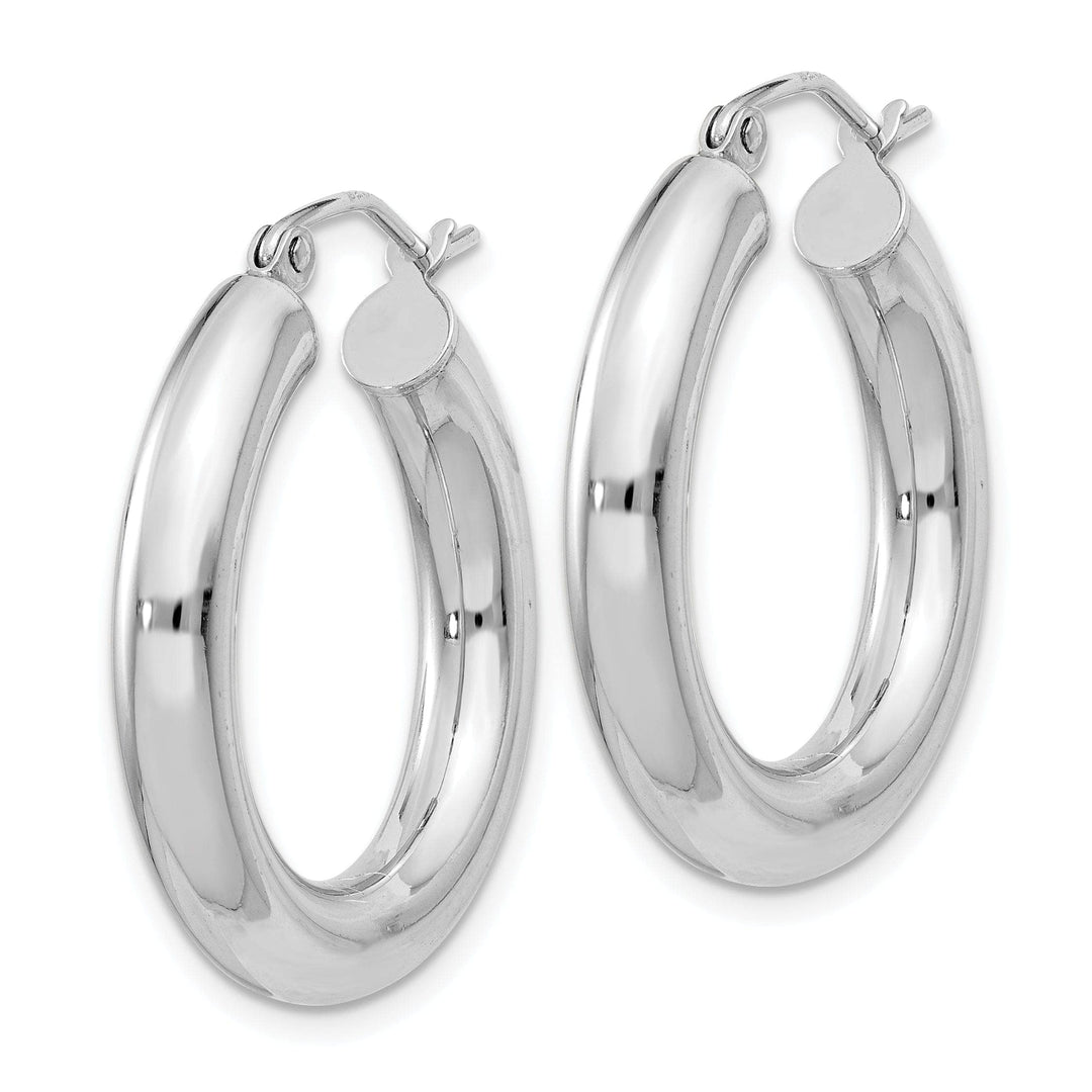 Lovely Rita's Earrings Silver Hollow Round Hoop Hinged Earrings