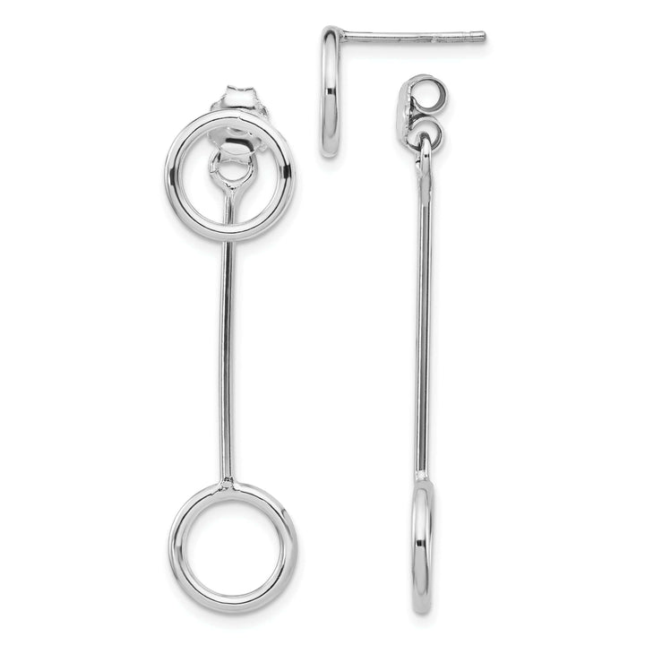 Lovely Rita's Earrings Silver Polished Dangle Post Earrings