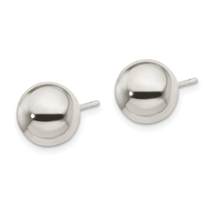 Lovely Rita's Earrings Silver Polished Finish 10MM Ball Post Earrings