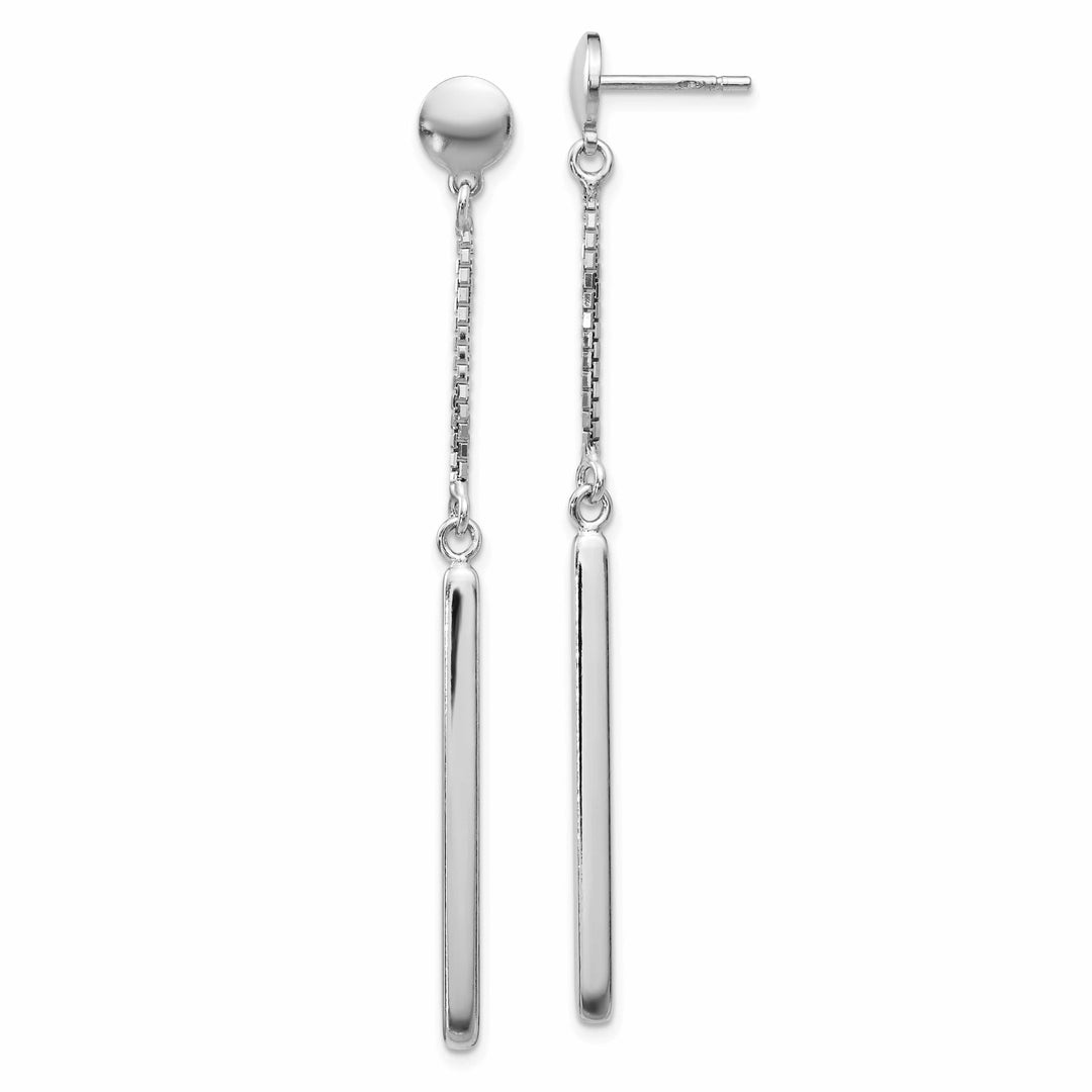 Lovely Rita's Earrings Silver Polished Post Dangle Earrings