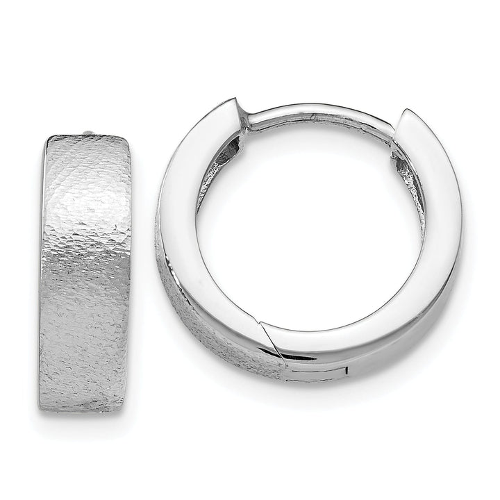 Lovely Rita's Earrings Silver Radiant Essence Huggie Hoop Earrings