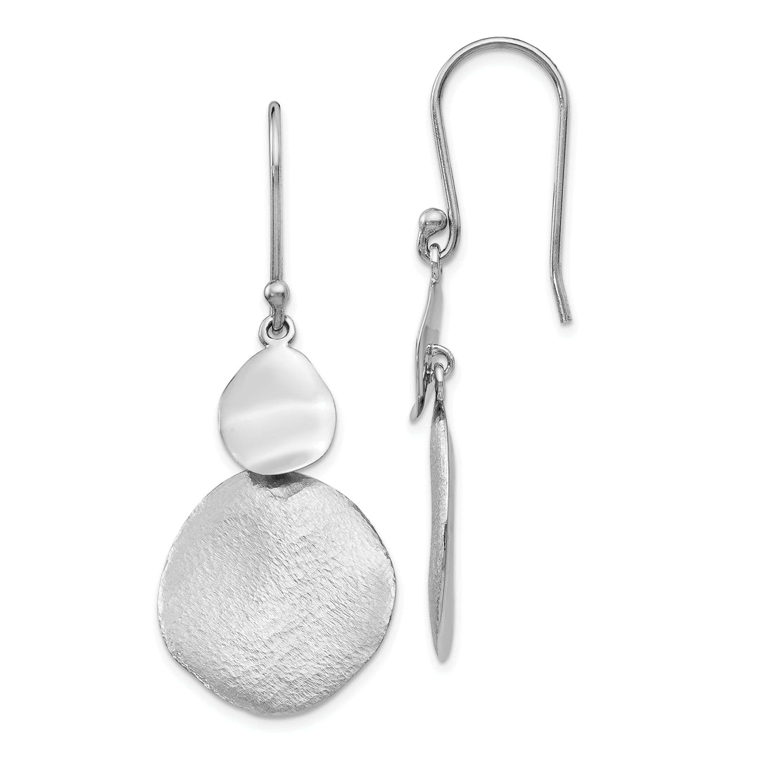 Lovely Rita's Earrings Silver Radiant Essence Polished Dangle Earrings
