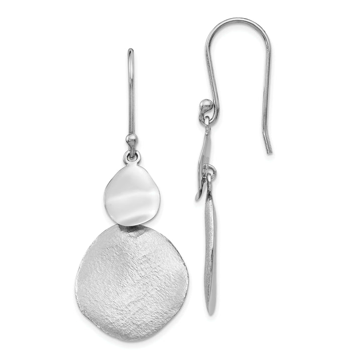 Lovely Rita's Earrings Silver Radiant Essence Polished Dangle Earrings