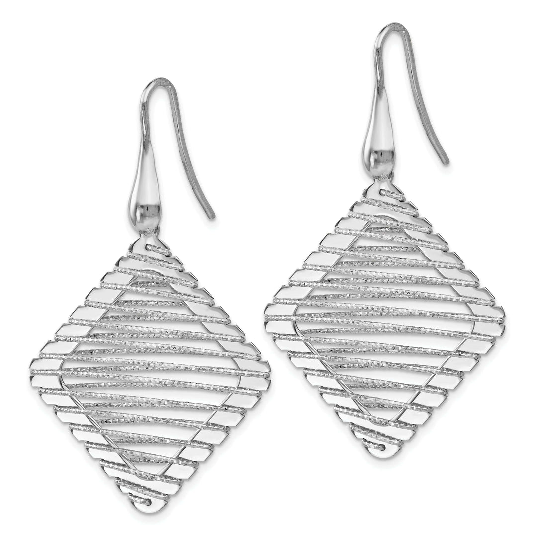 Lovely Rita's Earrings Silver Rhodium Dangle Shepherd Hook Earrings