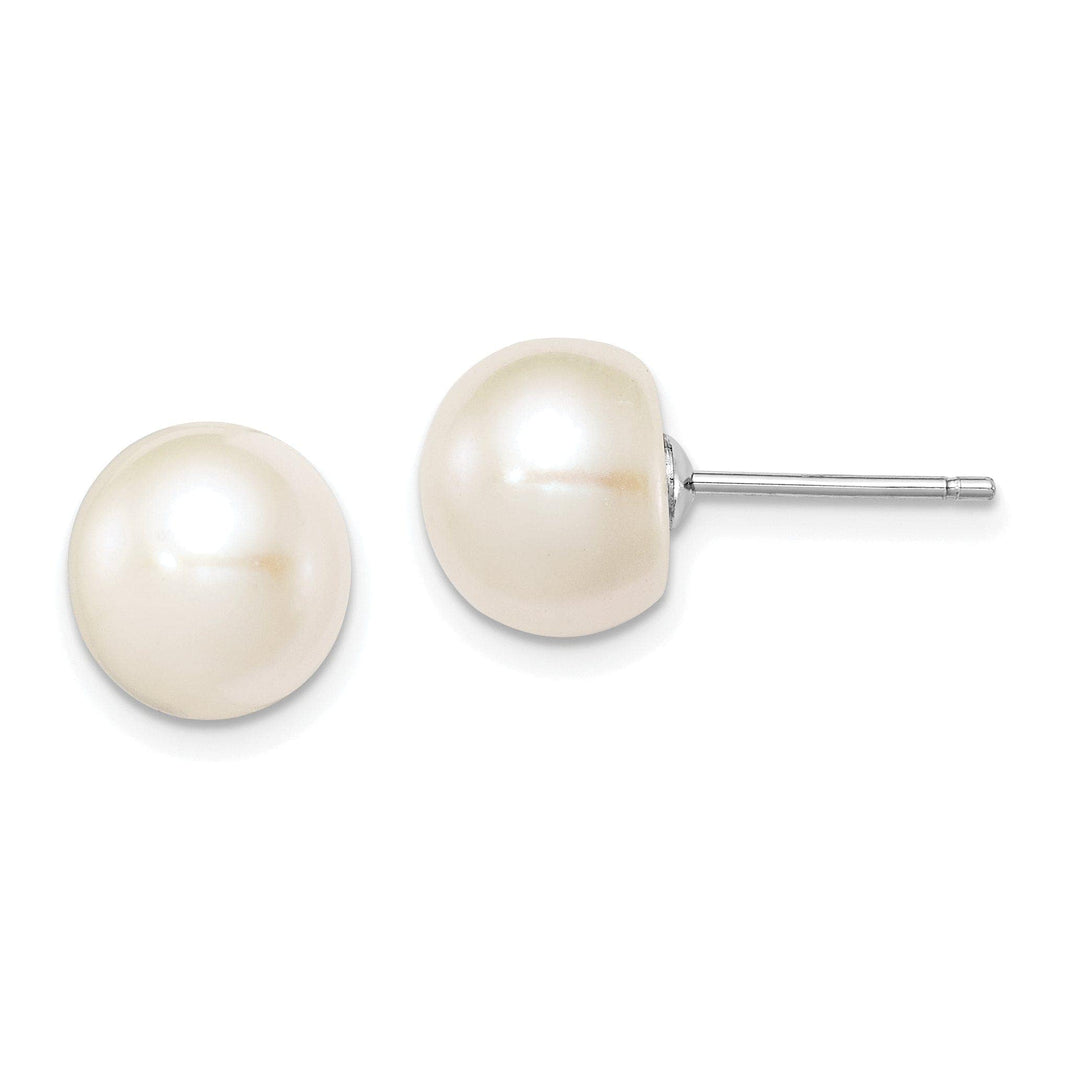 Lovely Rita's Earrings Silver White Fresh Water Cultured Pearl Earring