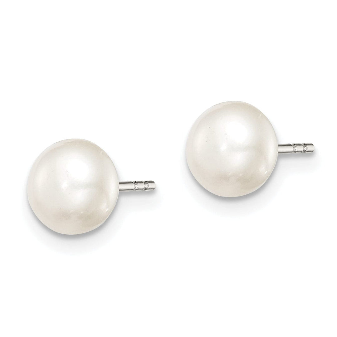 Lovely Rita's Earrings Silver White Fresh Water Cultured Pearl Earring