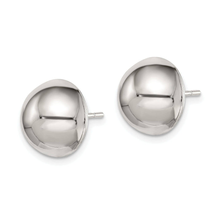 Lovely Rita's Earrings Sterling Silver 12MM Half Ball Post Earrings