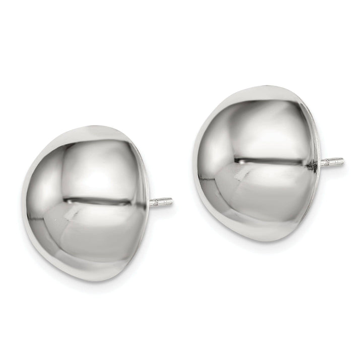 Lovely Rita's Earrings Sterling Silver 16MM Half Ball Post Earrings