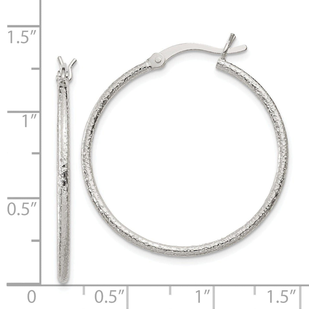 Lovely Rita's Earrings Sterling Silver 30MM Hoop Earrings
