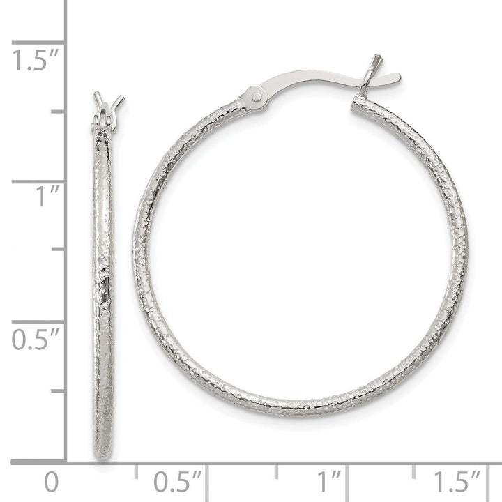 Lovely Rita's Earrings Sterling Silver 30MM Hoop Earrings