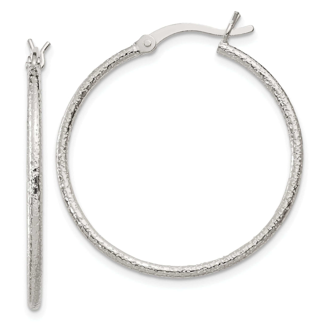 Lovely Rita's Earrings Sterling Silver 30MM Hoop Earrings