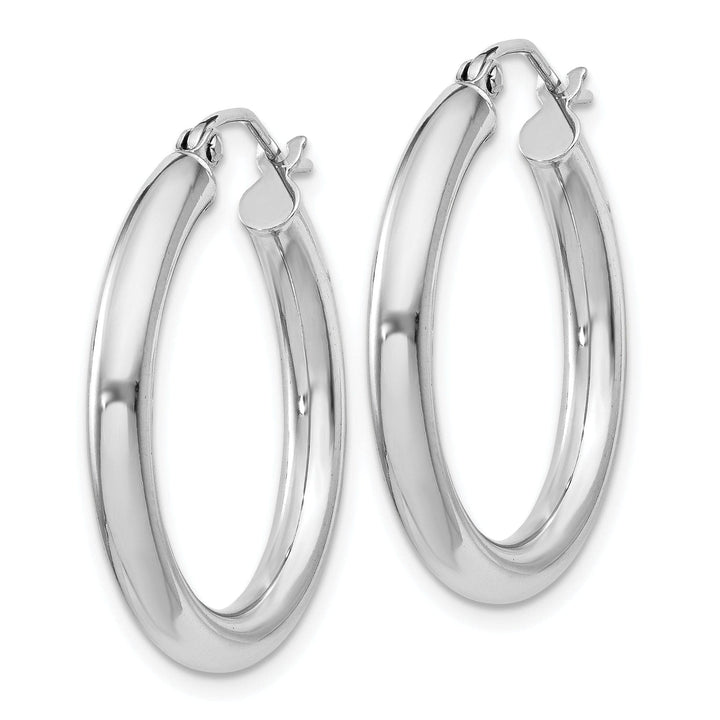 Lovely Rita's Earrings Sterling Silver 3MM Round Hoop Earrings