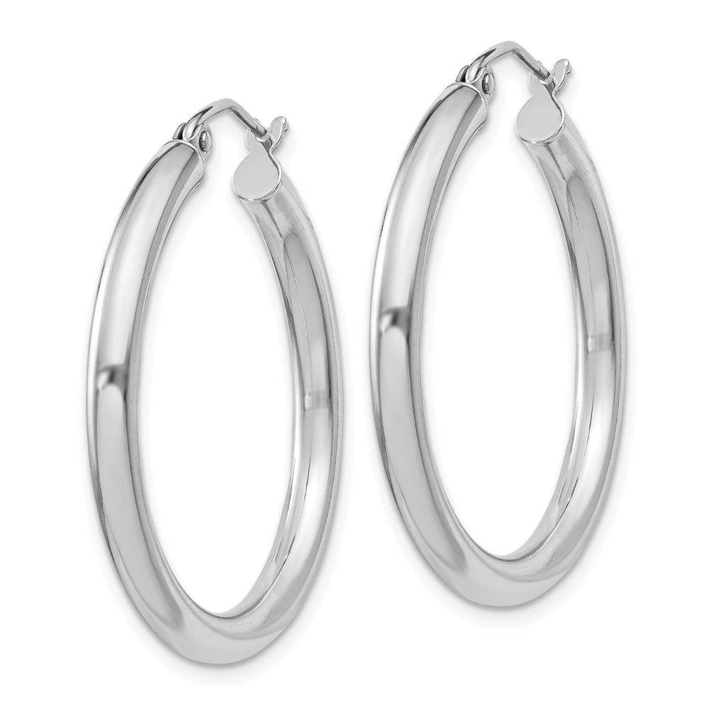 Lovely Rita's Earrings Sterling Silver 3MM Round Hoop Earrings