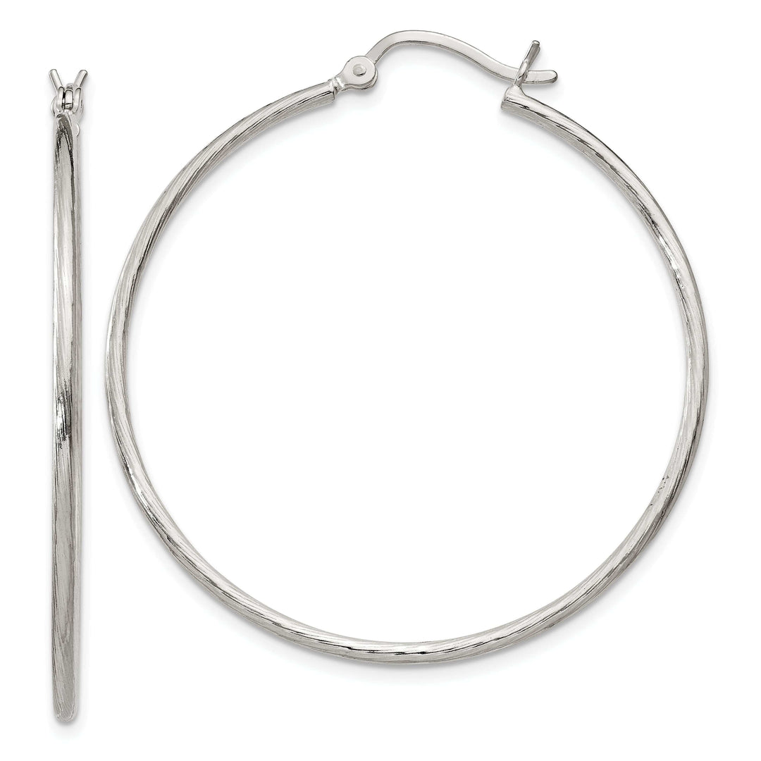 Lovely Rita's Earrings Sterling Silver 40MM Hoop Earrings